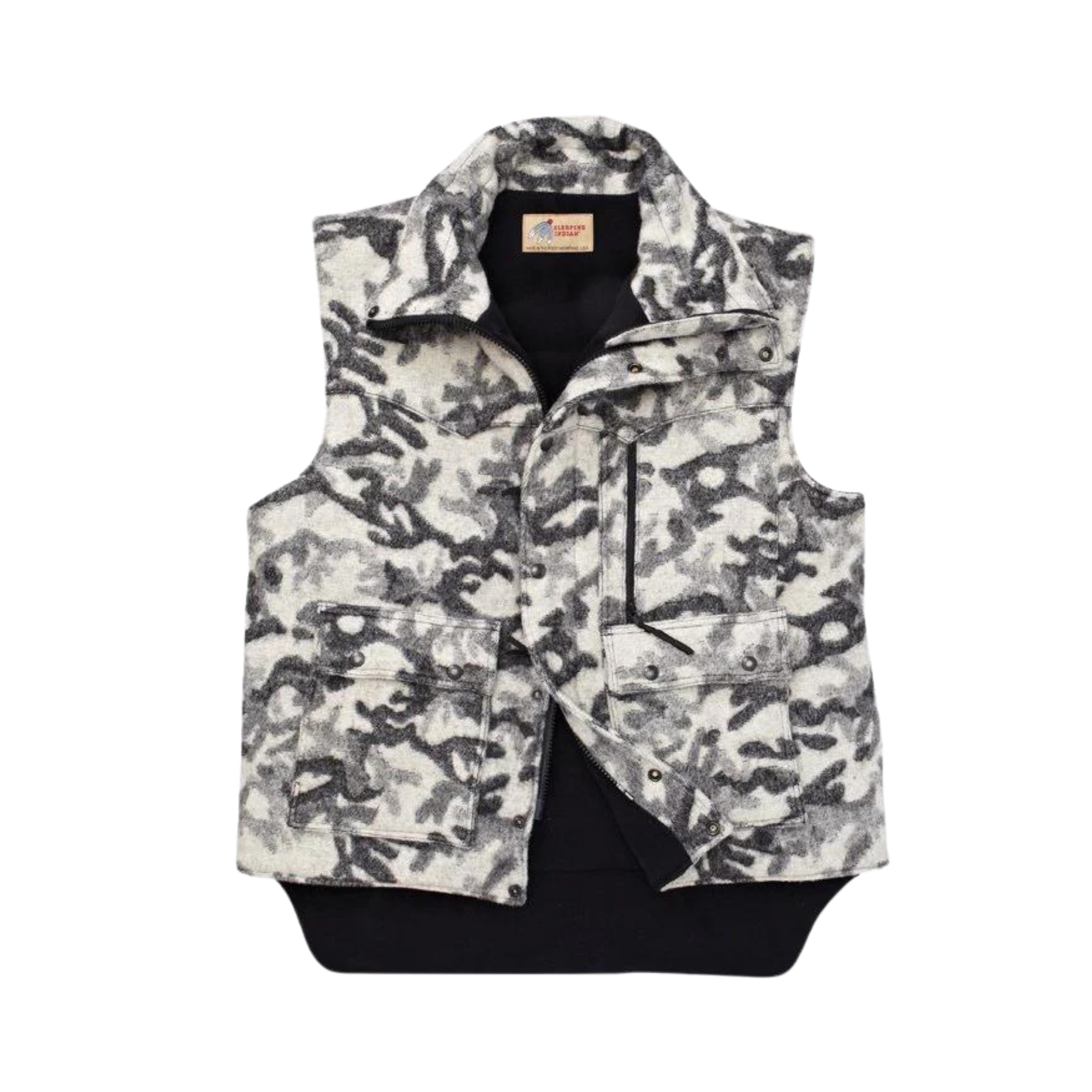 Camo shop wool vest