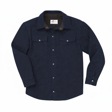 Teton Wool Shirt features two chest pockets a double wool collar
